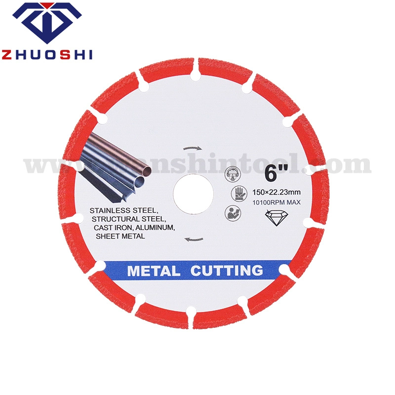 Diamond Saw Blade for Steel Tube Iron Rebar Angle Steel Vacuum Brazed Cut-off Saw Blade