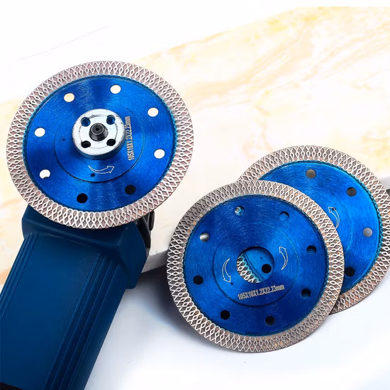 Diamant-Schneidwerkzeug, Scheibenrad, kreisförmig, dünn, Turbo-Fliesen, lasergeschweißter Fräser, segmentiertes HSS-Diamant-Sägeblatt für Neolith Dekton, Marmor, Handwerkzeug für Granit