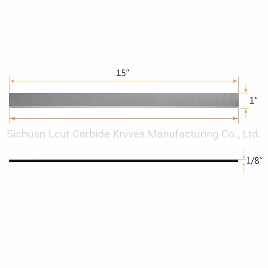 Hartmetall-Hobelschneidmesser für die Holzbearbeitung