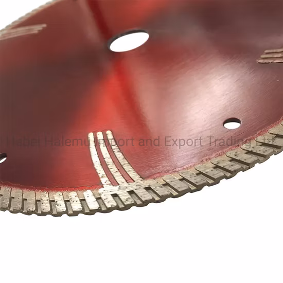 Industrielle, segmentierte, silbergelötete Diamanttrennscheibe für allgemeine Zwecke