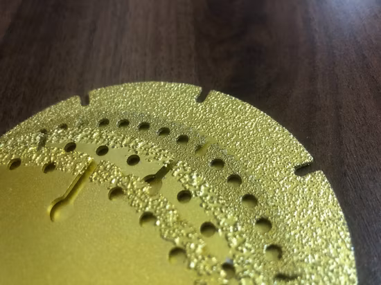 Diamantsägeblatt für Stahlrohr, Eisen, Bewehrungsstahl, Winkelstahl, vakuumgelöteter Schnitt